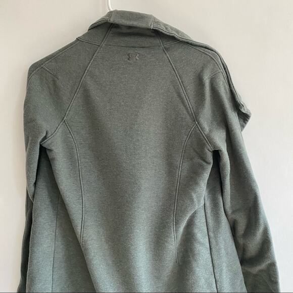 Women’s wrap sweatshirt Under Armour green gray - Picture 7 of 8